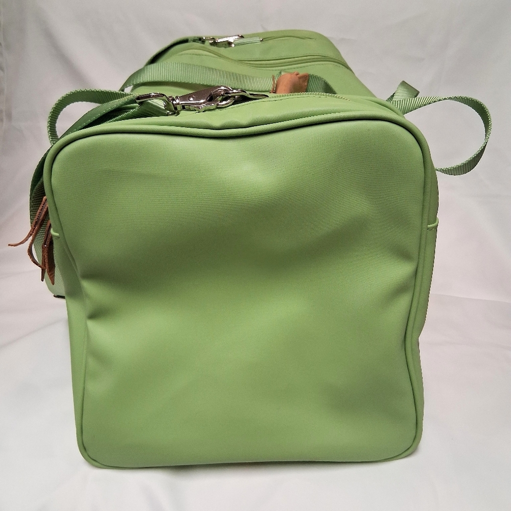 Jon Hart Large Square Green  Duffel Bag - Picture 6 of 14